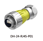картинка Герметичный разъем Ethernet Linko DH-24-RJ45-P01 DH-24-RJ45-P01