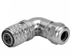 Розетка кабельная угловая Weipu SF1214/S4IIC