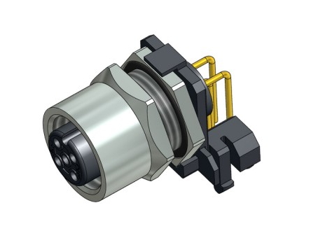 CONEC Socket Circular M12 5p THT SAL-12-FKHW5
