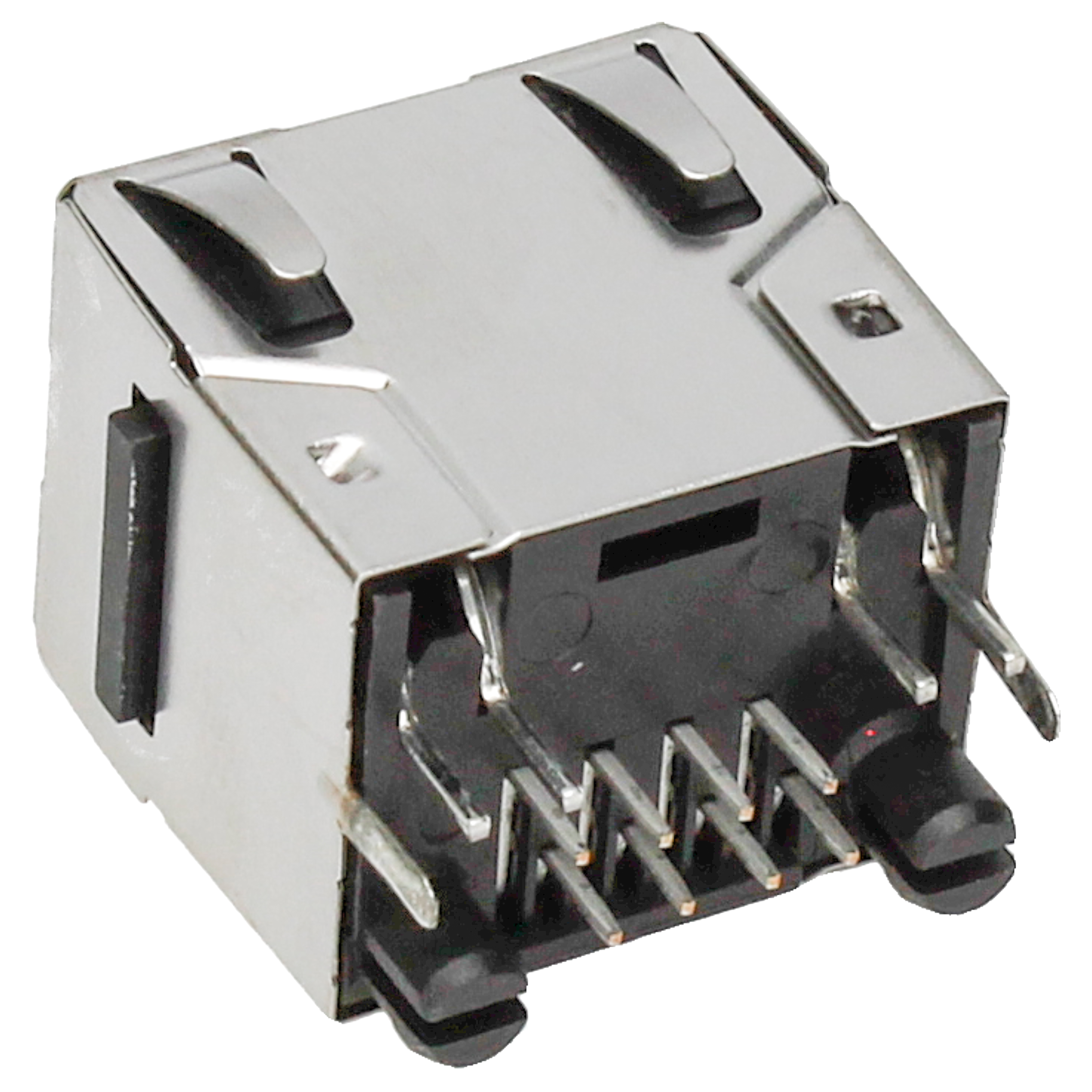 AMPHENOL ICC Socket Square RJ 2x8p THT RJHSE-3P87