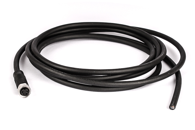 BINDER Socket Circular M8 4p with Cable 2m 79-3382-52-04
