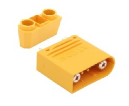 Вилка на кабель папа Amass XT120(2+2)-M.S.Y