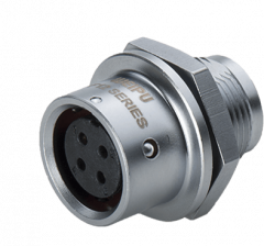 Розетка на панель, крепление гайкой Weipu SF1212/S7