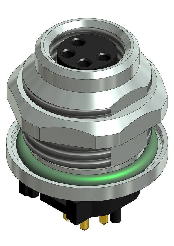 CONEC Socket Circular M8 4p THR SAL-8-FKH4-X6/THR
