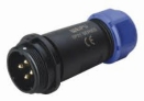 Вилка межкабельная Weipu SP2111/P4I1N