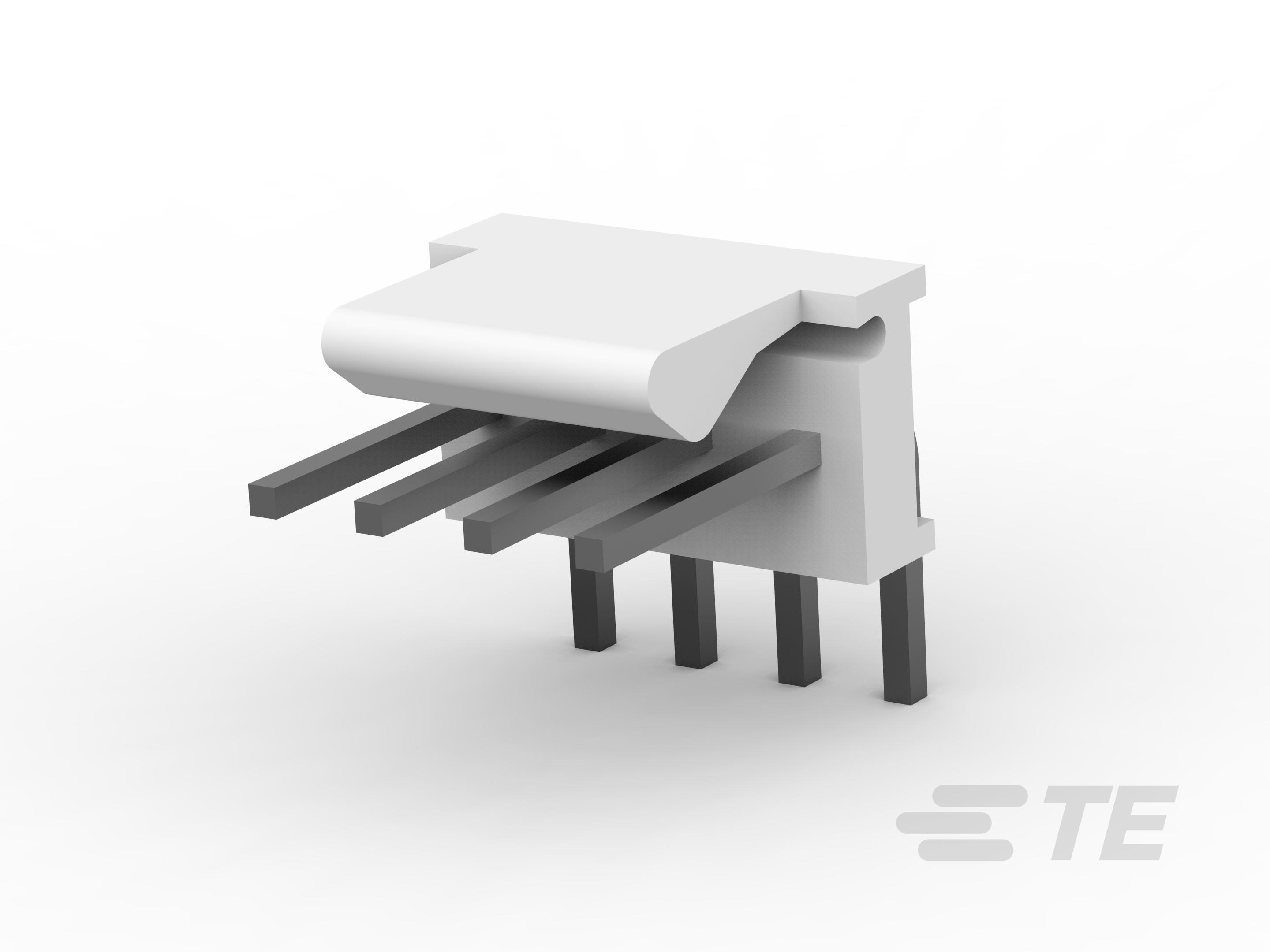 TE CONNECTIVITY Plug Square MTA 100 4p THT 640457-4