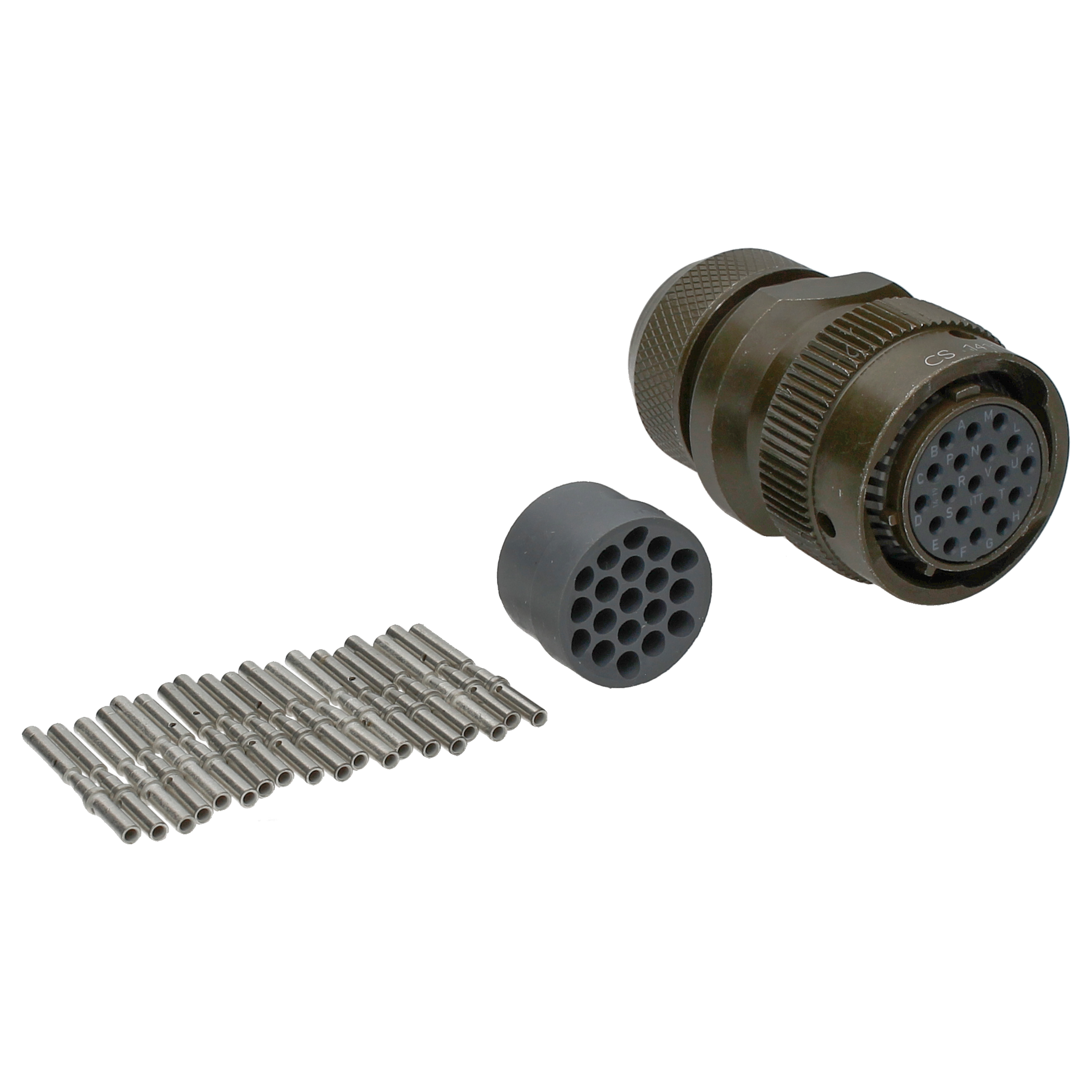 ITT Female cable connector 19p KPTC6E14-19S-D-DZ-MB