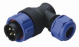 Вилка кабельная угловая Weipu SP2116/P2I3N