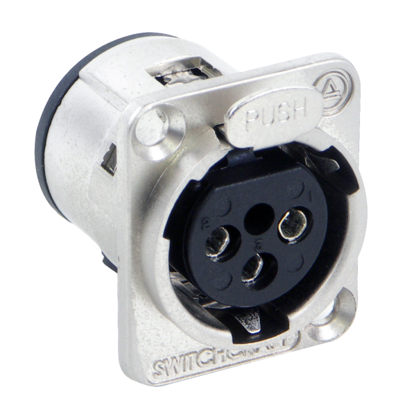 SWITCHCRAFT Socket Circular XLR 3p Solder E3FSC