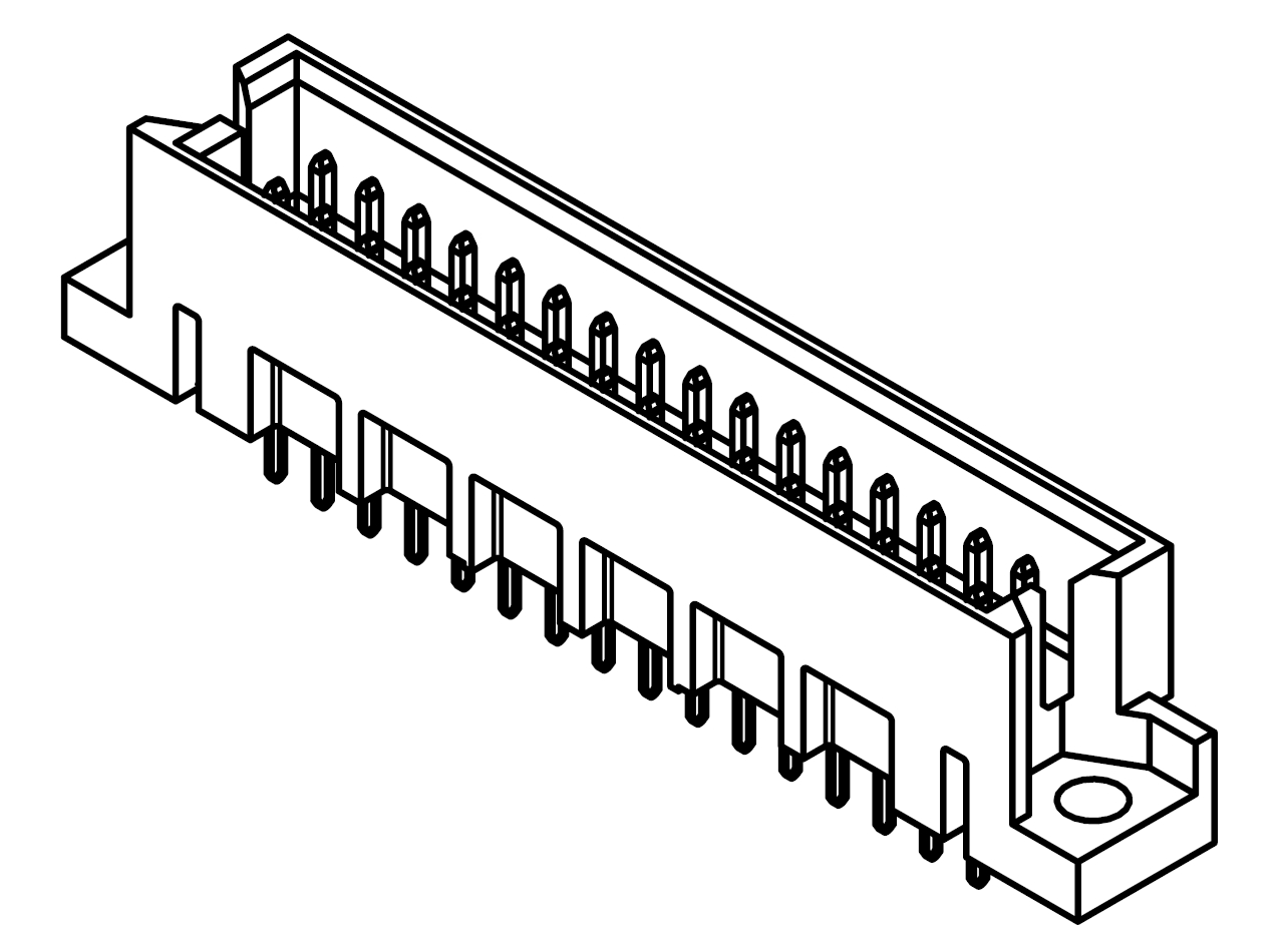 EPT Plug Square DIN41612 32p THT 119-90065