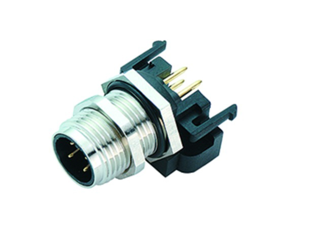 BINDER Plug Circular M12 8p THT 99-3481-458-08