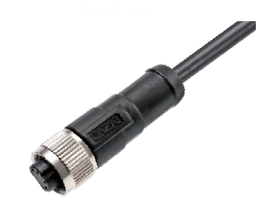 Вилка кабельная 120026-17A201000 M12-A1-P17-1M-PVC