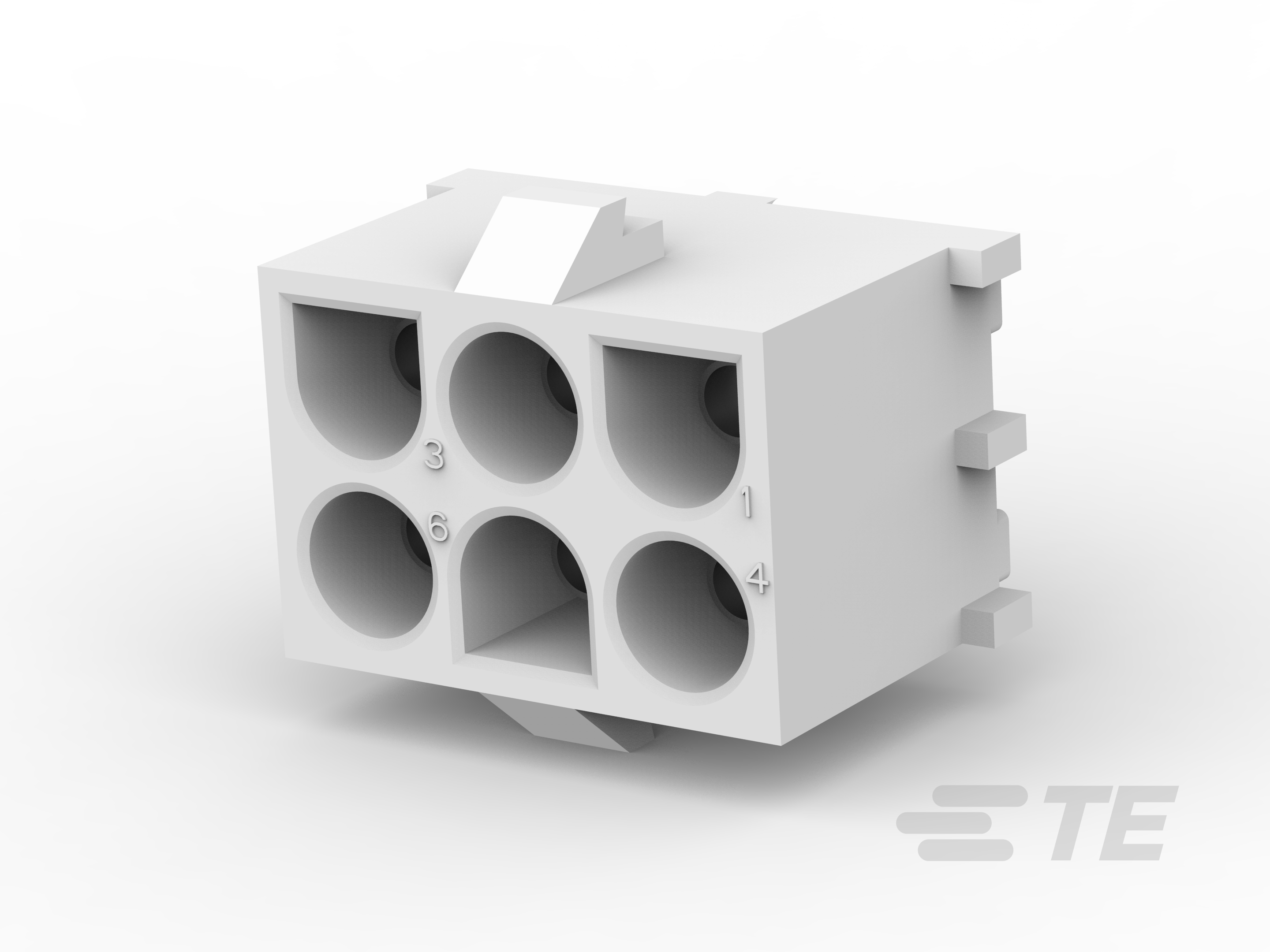 TE CONNECTIVITY Socket Square MateNLok 6p THT 350827-1
