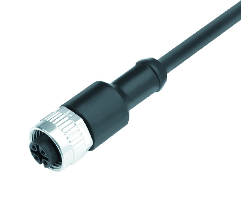 BINDER Socket Circular M12 3p with Cable 2m 77-4430-0000-50003-0200