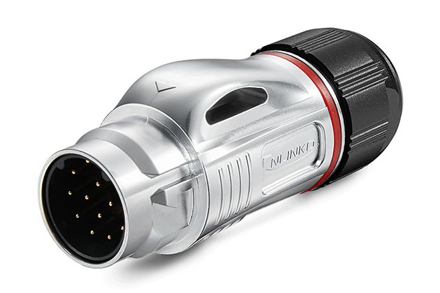 Metal Male plug CNLINKO BD-24-C14PE-03-001A