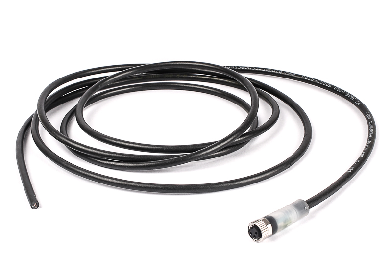 BINDER Socket Circular M8 3p with Cable 2m 77-3606-0000-50003-0200