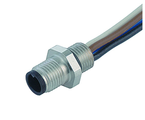 BINDER Plug Circular M5 3p with Strands 0.m 09-3105-01-03