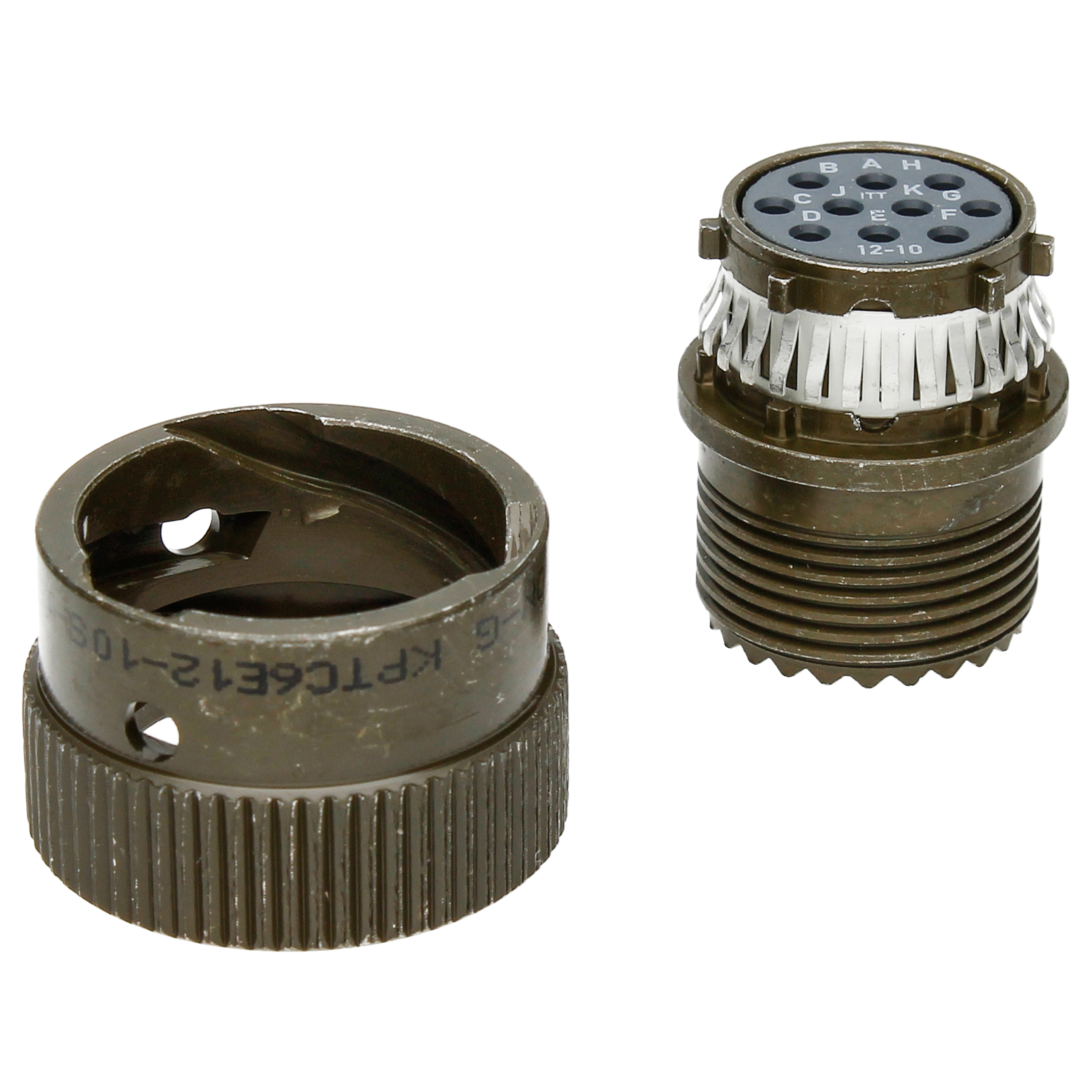 ITT Cable connector female 10p KPTC6E12-10S-D-DZ-F42