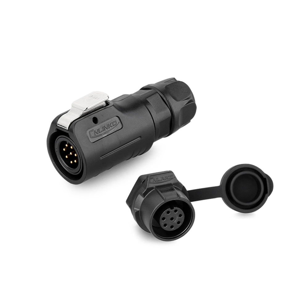 Single hole Female socket CNLINKO LP-12-J08SX-02-101