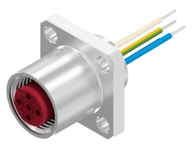 CONEC Socket Circular M12 5p with Strands 0.5m SAL-HT-12-FKVO5-0.5-20