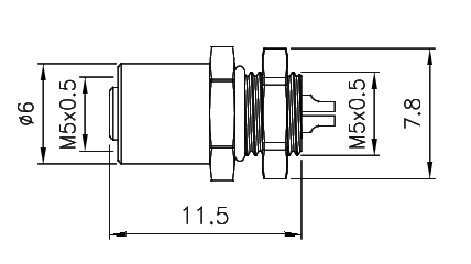 картинка Розетка панельная   M5-B-S3