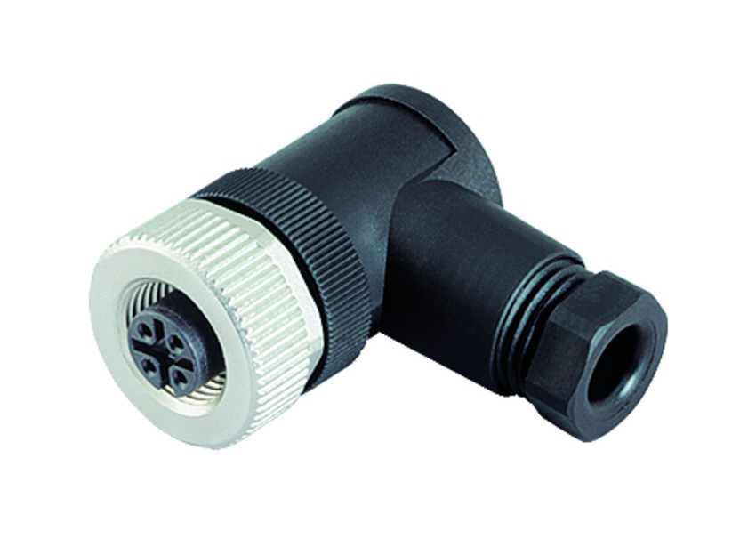 BINDER Socket Circular M12 4p Screwclamp 99-0430-324-04