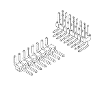 AMPHENOL ICC Plug Square BergStik 2p THT 77315-118-02LF