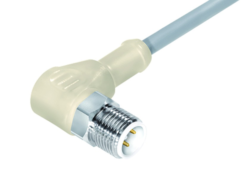 BINDER Plug Circular M12 3p with Cable 5m 77-3727-0000-20403-0500