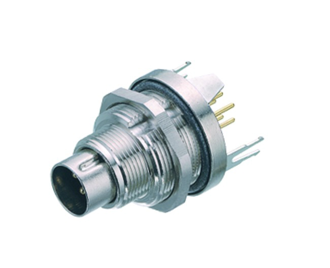 BINDER Plug Circular M9 3p THT 09-0407-30-03