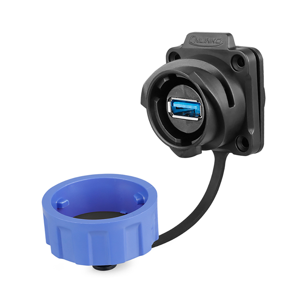 Four hole socket CNLINKO YM-24-J/USB3/ 213/SX-42-401A