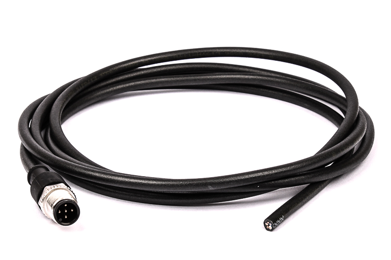 BINDER Plug Circular M12 5p with Cable 2m 79-3439-32-05