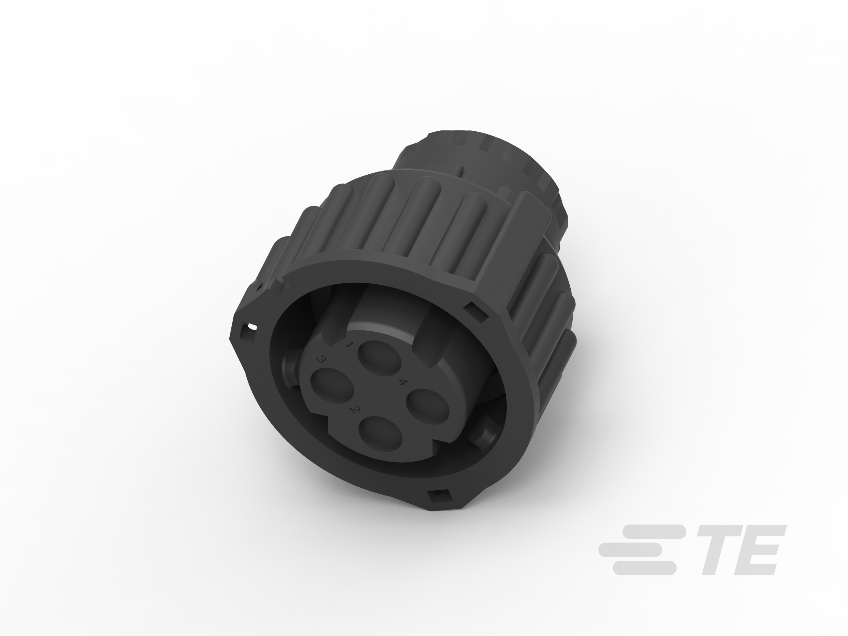 TE CONNECTIVITY Socket Circular 4p 1-967325-1