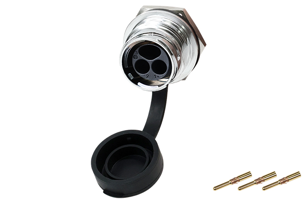 Crimp Type Single Hole Metal Male Socket CNLINKO DH-20-C03SX-33-103A