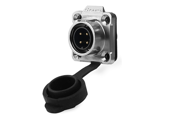 90° Four Hole Metal Male Socket CNLINKO LP-16-C04SX-03-401