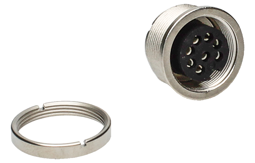 BINDER Socket Circular M16 8p Solder 09-0474-00-08