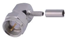 Вилка кабельная угловая F-C-75JW1.5-1 JC3.650.341