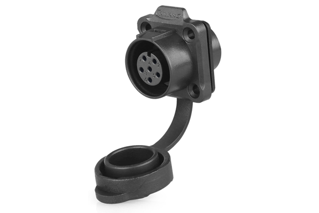 Plastic Four Holes Female Socket CNLINKO LP-12-J06SX-02-401
