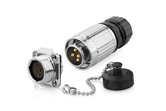 Male Plug + Female Socket CNLINKO YW-20-C04PE-03-001A/YW-20-J04SX-03-401A