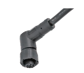 Розетка кабельная M12-D2-S6-1M-PVC 120041-06A101000 Пластик