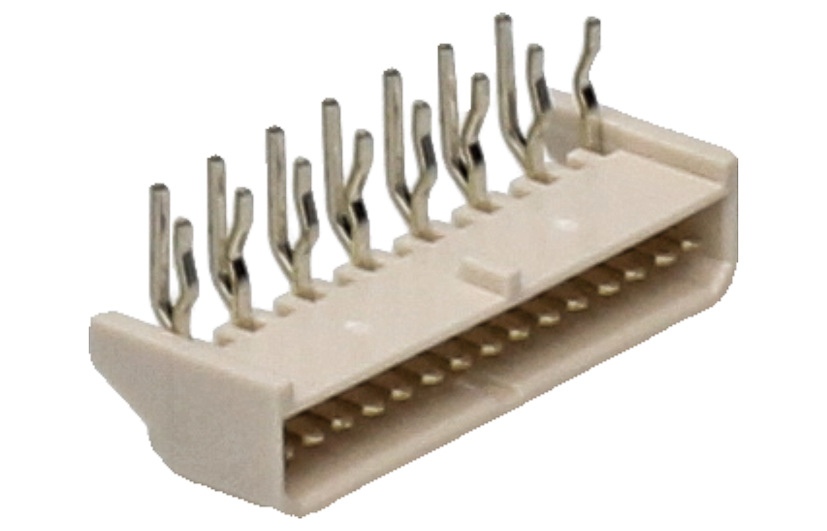 JST Plug Square JE 15p THT 15PSL-JE