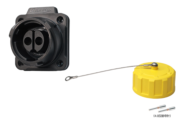 Four Holes Flange Female Socket CNLINKO DL-28-J02SX-32-401A