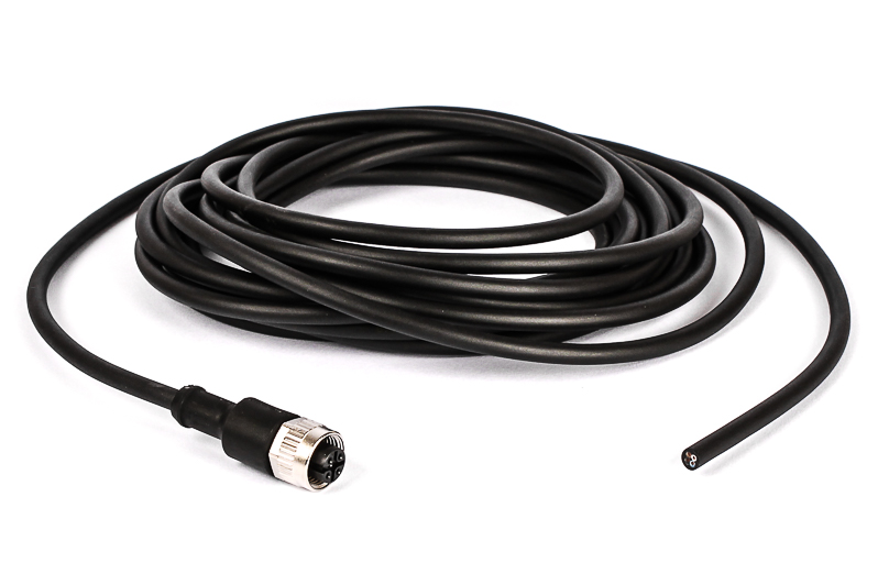 BINDER Socket Circular M12 4p with Cable 5m 79-3430-37-04