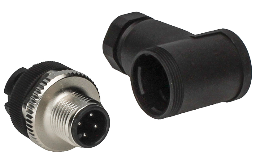 BINDER Plug Circular M12 4p Screwclamp 99-0429-52-04