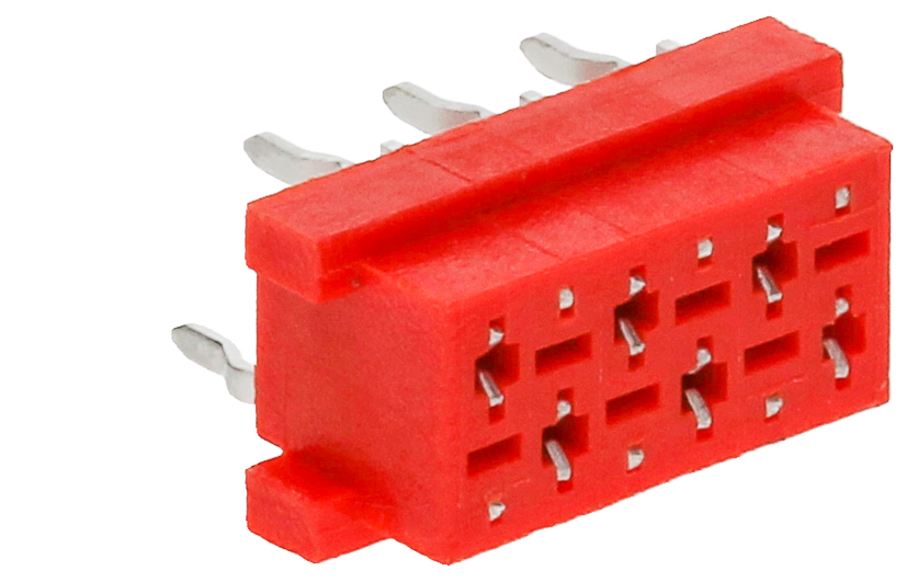 CVILUX Socket Square MicroMatch 6p THT CA3206V1300