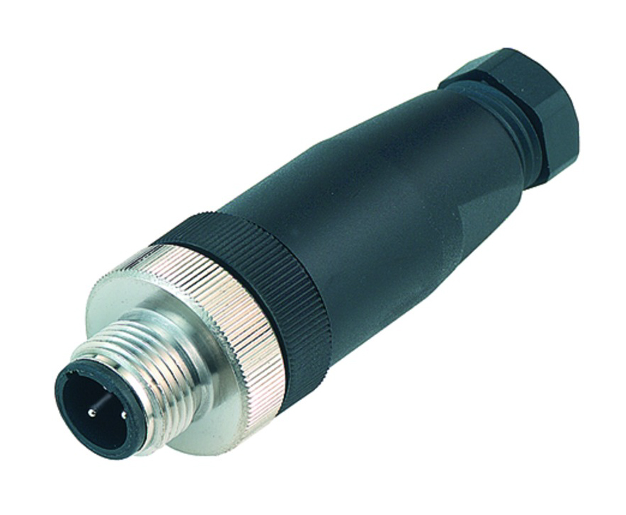 BINDER Plug Circular M12 3p Screwclamp 99-2529-14-03