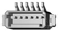 TE CONNECTIVITY Plug Square 6p SMT 2106091-5