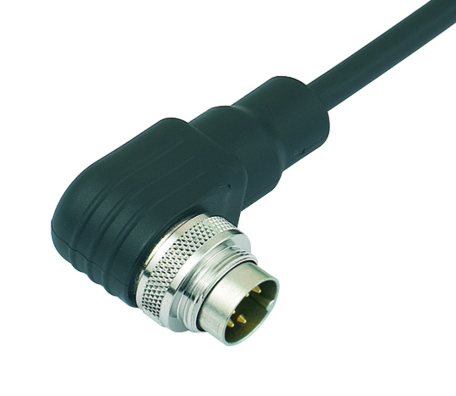BINDER Plug Circular M16 12p with Cable 2m 79-6229-200-12