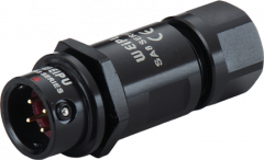 Вилка межкабельная Weipu SA811/P6IIR