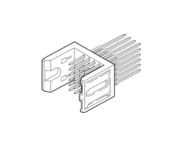 AMPHENOL ICC Male connector METRAL 4x24 70234-112LF