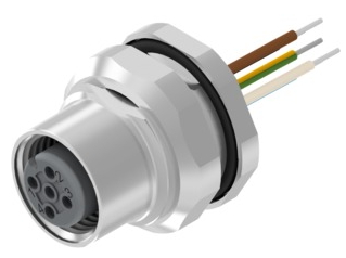 CONEC Socket Circular M12 5p with Strands 0.5m SAL-12-FKH5-0.5